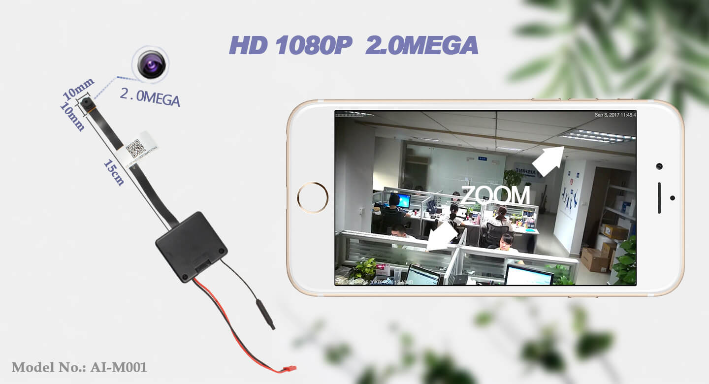  miniature Full HD camera with wifi