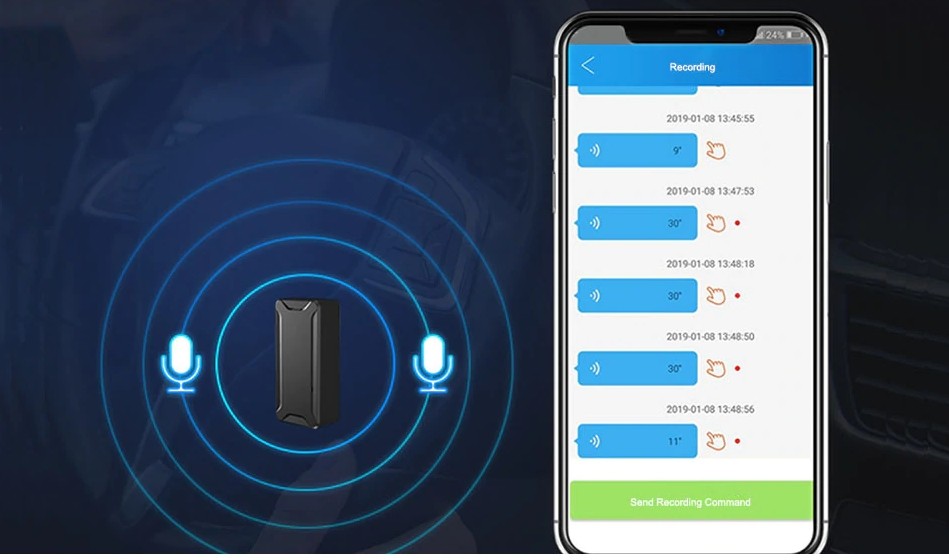 voice recording gps locator