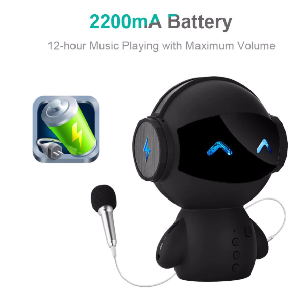 2200mAh battery bluetooth speaker