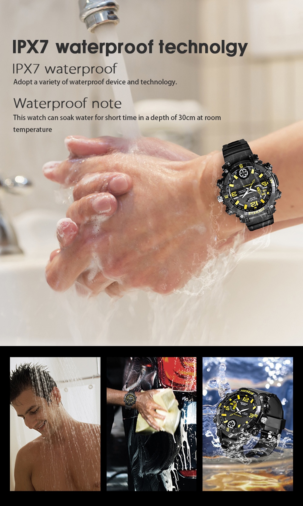 waterproof watches with camera