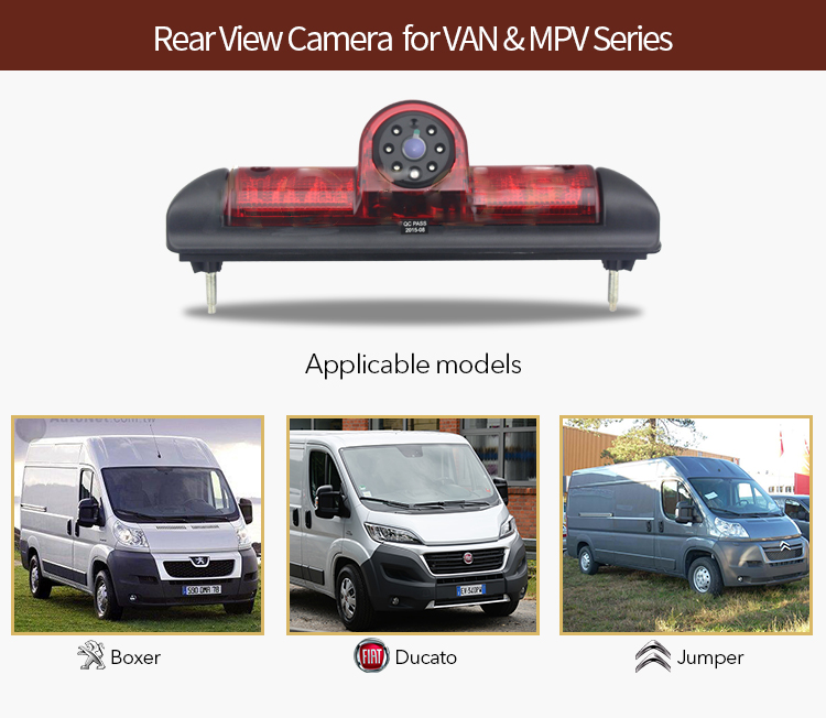 reversing camera for peugeot boxer citroen jumper and fiat ducato