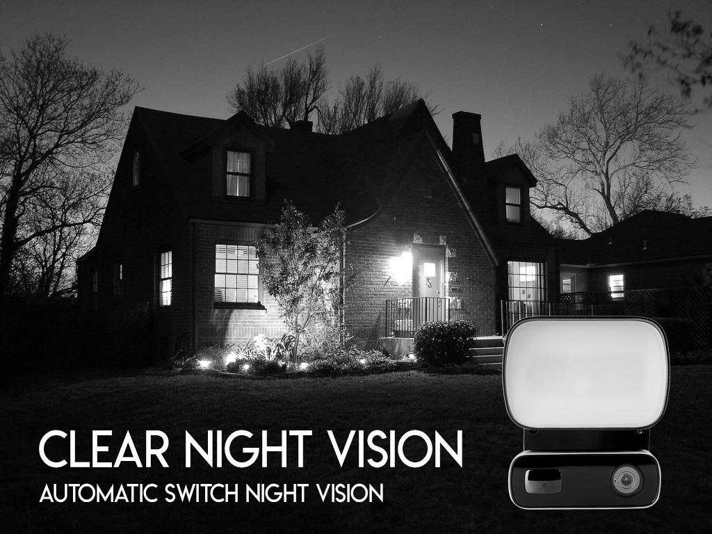 wifi camera in the reflector with night vision