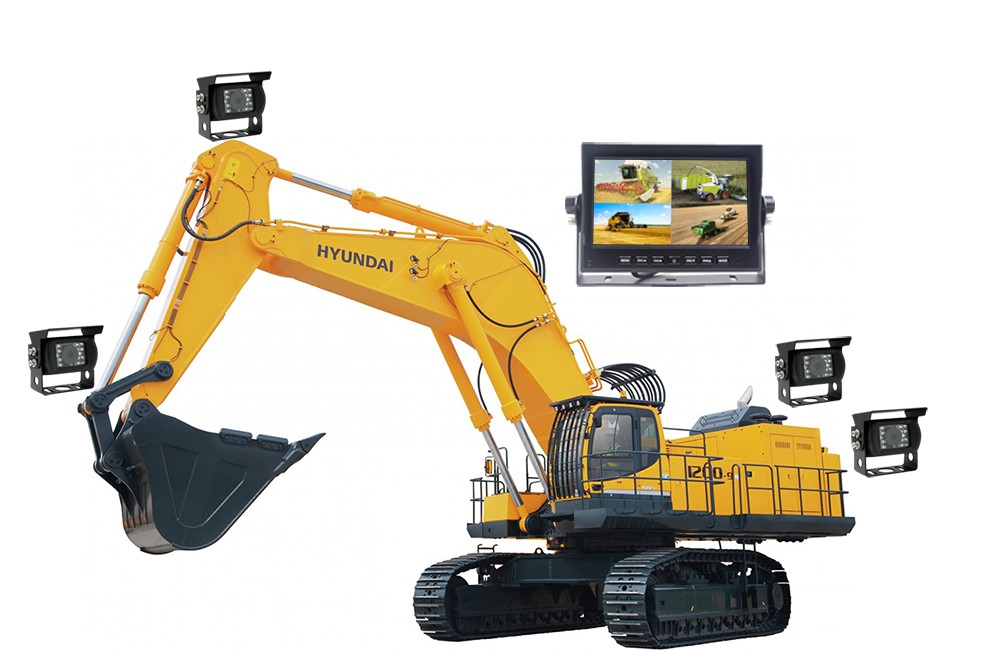 camera parking set for construction machinery