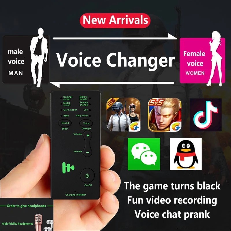 7 modes voice modulator