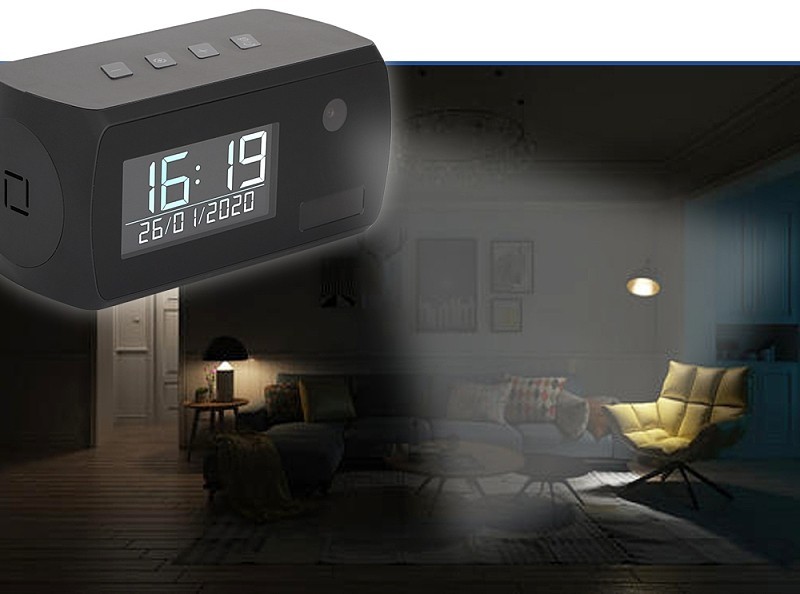 hidden camera with motion detection and night vision