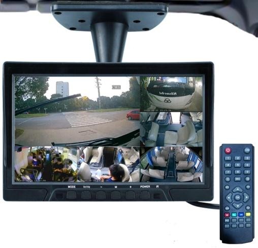dvr car monitor with live gps + cameras view