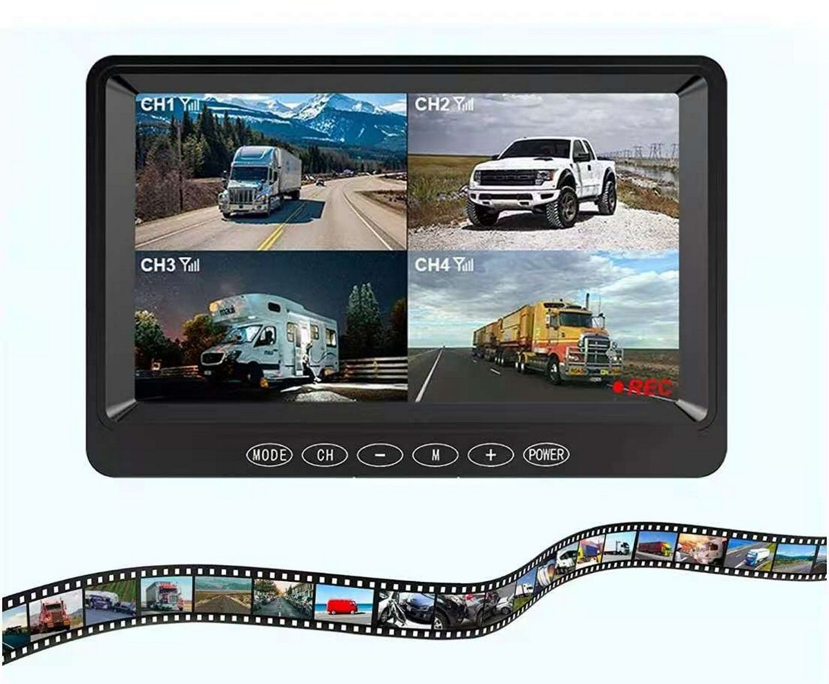 7-inch LCD monitor for reversing - recording to SD card