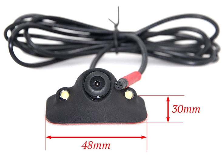mini reversing camera with led diodes