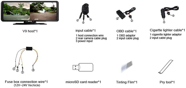 package contents duovox v9