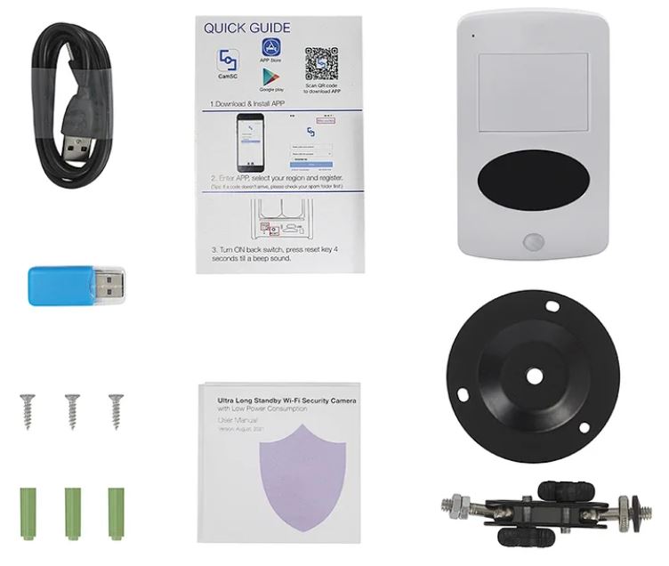 accessories PIR detector with camera