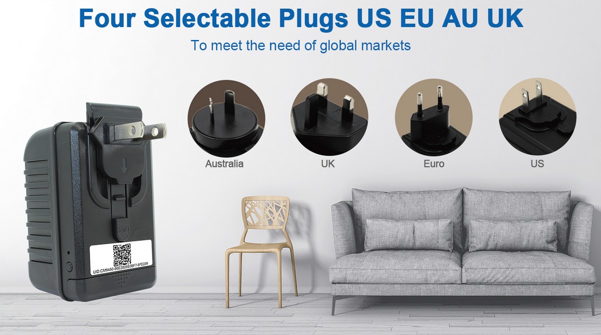 usb adapter with camera - US EU AU UK