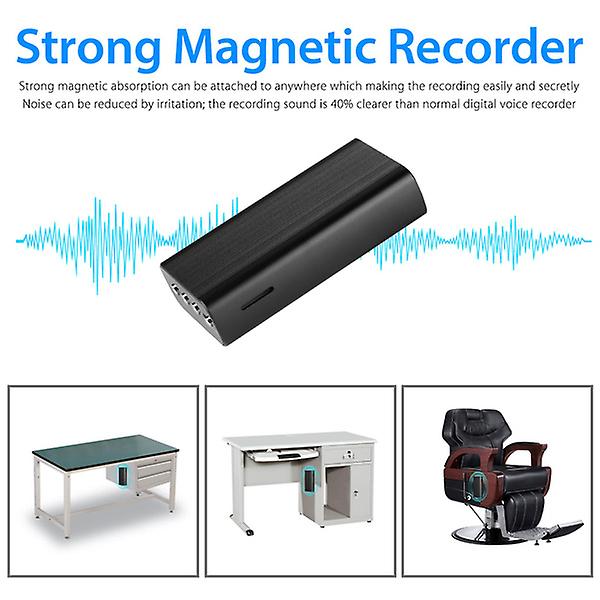 audio recorder with magnet - spy audio dictaphone