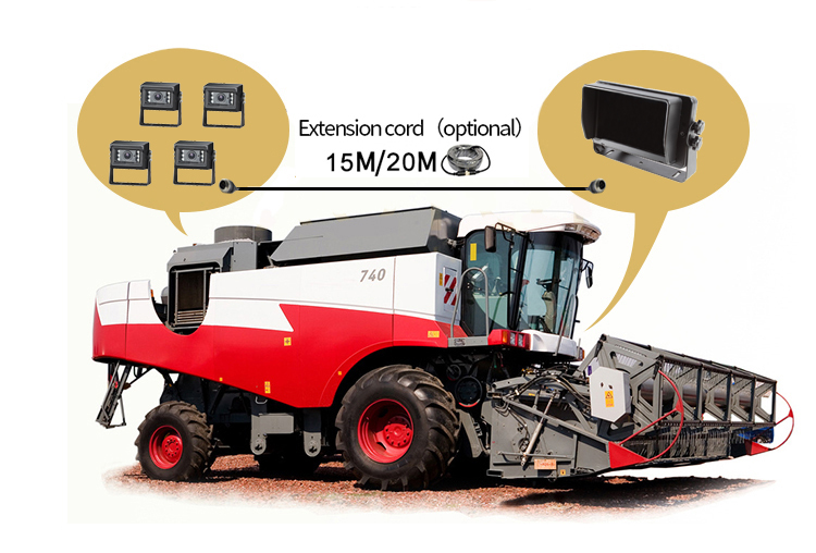 reversing monitor for machines