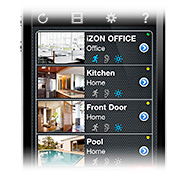 Izon camera with live transmission (through mobil)