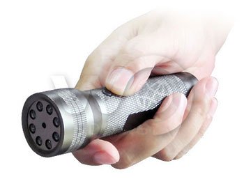  Flashlight with camera and night vision - 8 IR LED