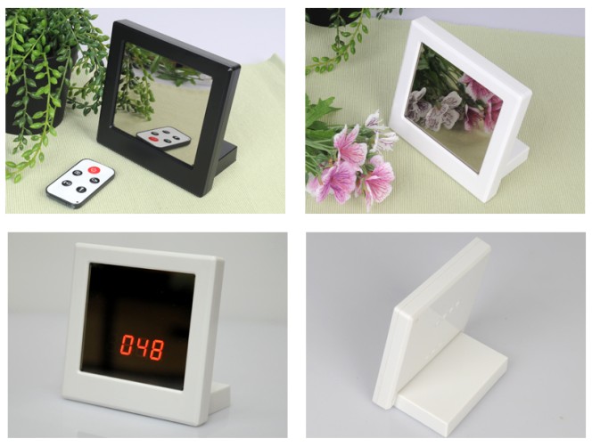 Spy camera in the mirror watch