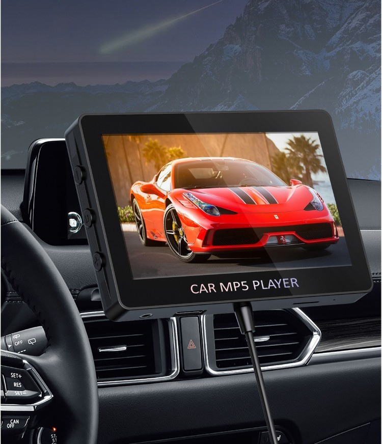 MP5 car player with 4,3" display