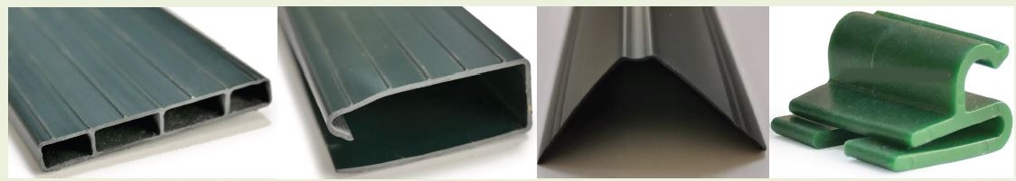 Plastic panels are made of durable PVC material