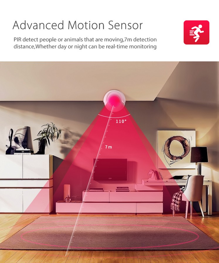 pir detection sensor 7 meters motion detection