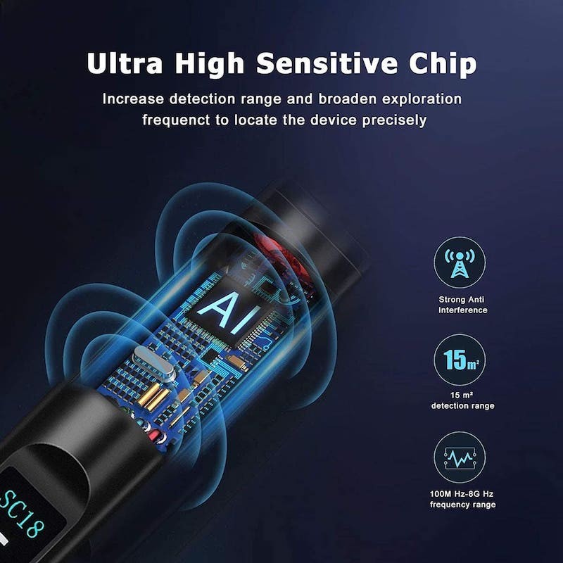 bug detector - sensitive chip