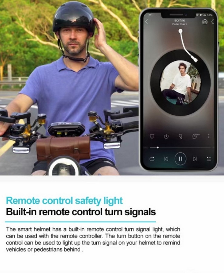 bicycle moto helmet with handsfree